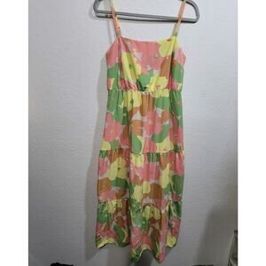 Social Standard by Sanctuary Getaway Maxi Dress Floral Spring Size M Casual